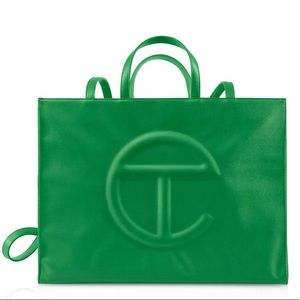 Telfar Medium Greenscreen Shopping Bag | Brand New in Original Packaging